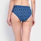 Ladies' Cotton Panty, Mid Blue, small image number null